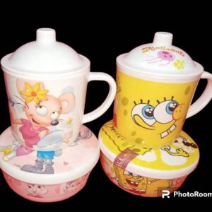 Ceramic Bowl And Cup With Cover